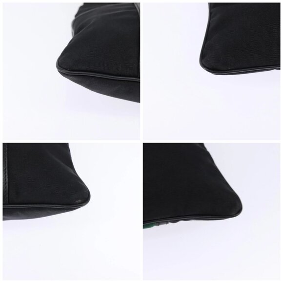 GUCCI Web Sherry Line Shoulder Bag Nylon Black - Picture 15 of 15